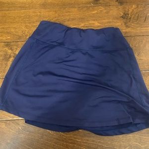 Womens Navy Blue Tennis Skirt/skort